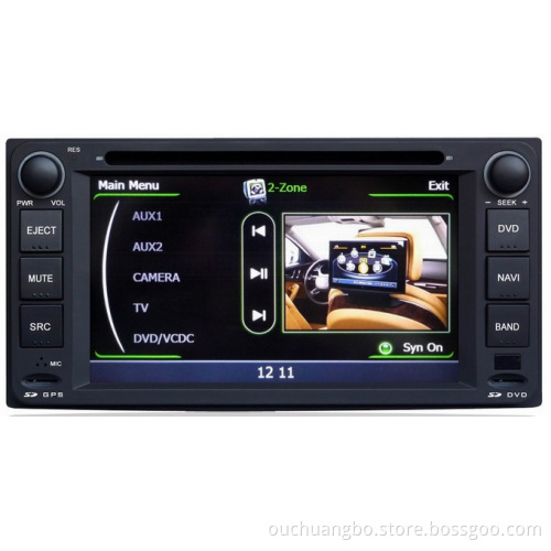 Ouchuangbo S100 6.2 inch HD touchscreen special Toyota Corolla 2004-2011 car entertainment system